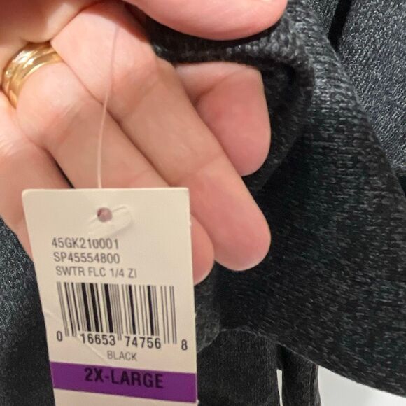 XIZOD Men's Black Advantage Performance Soft Touch Stretch Sweatshirt Sz 2XL NWT - Picture 9 of 12